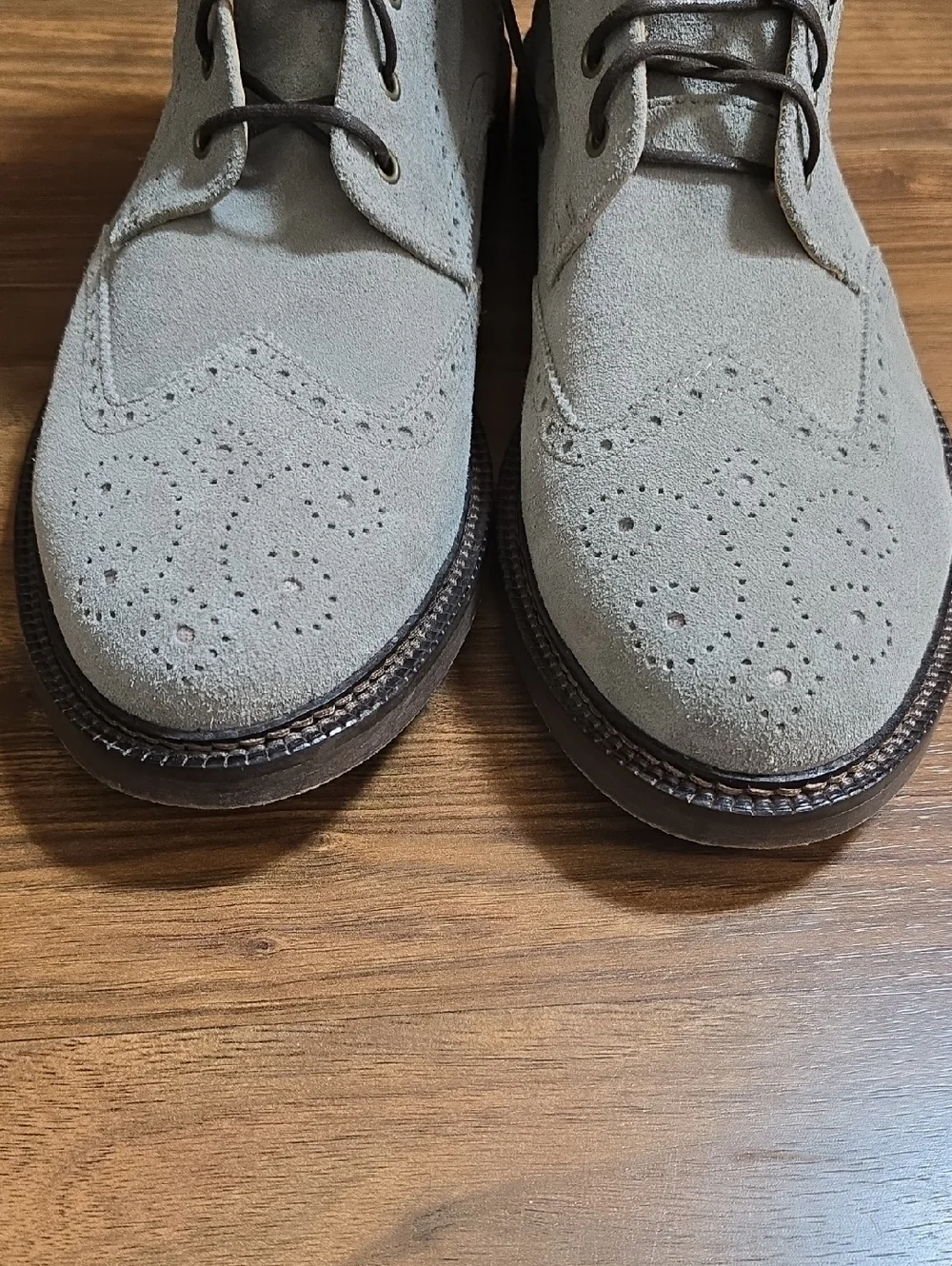 Walk London Darcy Suede Brogue Boot
